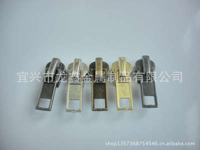 【【3#金屬】拉頭廠直銷 3#金屬普拉 電鍍拉頭】?jī)r(jià)格,廠家,圖片,其他箱包服裝配件,宜興市龍?chǎng)谓饘僦破?