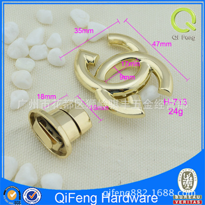 【箱包皮具五金廠、批發箱包鎖 插鎖 環保電鍍箱包鎖 歐盟標準】價格,廠家,圖片,其他箱包服裝配件,廣州市花都區獅嶺騏豐五金經營部-